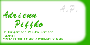 adrienn piffko business card